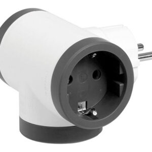 ADAPTADOR LATERAL TRIPLE 10/16A BLANCO/GRIS OSCURO LEGRAND
