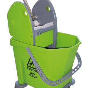 CARRO 1 CUBO CON PRENSA VERDE 25 L MAYA