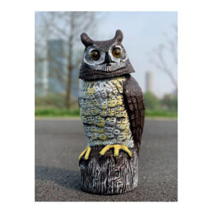 BUHO AHUYENTADOR PAJAROS SOLAR 43 X 18 X 19 CM