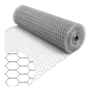 MALLA TRIPLE TORSION GALVANIZADA 25 X 0,8 MM 1 X 25 M