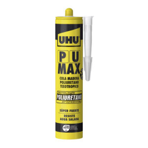 COLA POLIURETANO MADERA PU MAX GEL D4 340 GR UHU