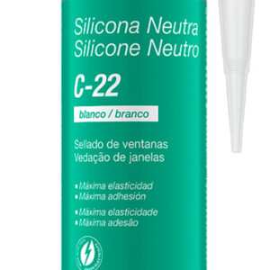 SILICONA NEUTRA CONSTRUCCION C-22 300 ML TRANSPARENTE