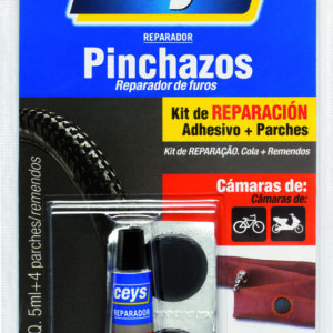 ADHESIVO REPARADOR PINCHAZOS 6 PARCHES