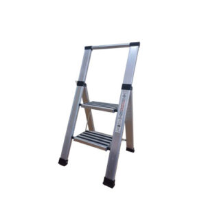 ESCALERA ALUMINIO PELDAÑO SUPER ANCHO RUBIK 2 PELDAÑO