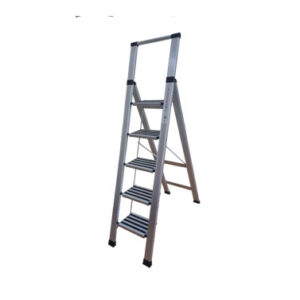 ESCALERA ALUMINIO PELDAÑO SUPER ANCHO RUBIK 5 PELDAÑO