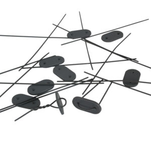 FIJACION CAÑIZO PCV 26 UDS ANTRACITA NATUUR