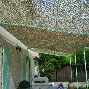 TOLDO VELA SOMBREO RECTANGULAR CAMUFLAJE 2 X 3 M ARENA NATUUR