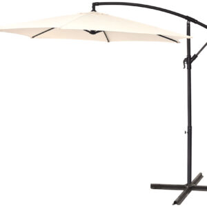PARASOL ALUMINIO EXCENTRICO BEIGE,3 M