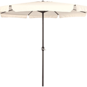 PARASOL ALUMINI INCLINABLE BEIGE CON FALDON 3,5 M TUBO 48 MM CON MANIVELA IMPORT