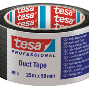 CINTA AMERICANA BASICA 25MX50MM NEGRO TESA TAPE