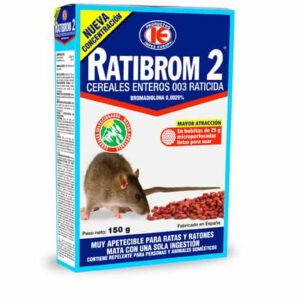 RATICIDA CON CEREALES RATIBROM 2 150 GR IMPEX