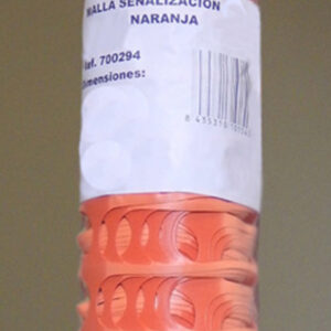 MALLA SEÑALIZACIÓN 50MT NARANJA