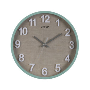 RELOJ PARED REDONDO VESTA MINT 30CM