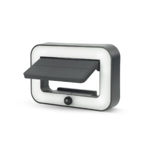 APLIQUE LED SOLAR NARIGA 500 LUMENES IP54 4000K 100║ BATERIA REEMP. 25M2 3 MODOS