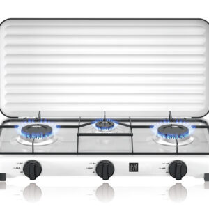 COCINA CAMPING GAS CON TAPA,3 FUEGOS
