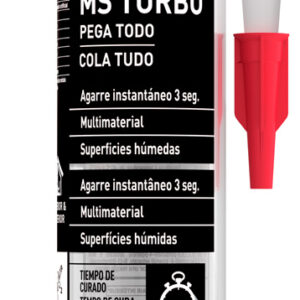 ADHESIVO MONTAJE MS TURBO CRYSTAL 290 ML TRANSPARENTE