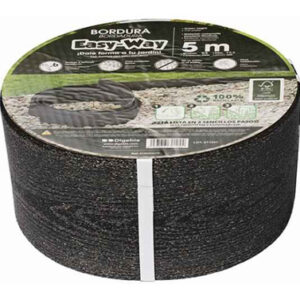 BORDURA EASY-WAY COMPOSITE 5M ,13,5CM NEGRO 6 ESTACAS
