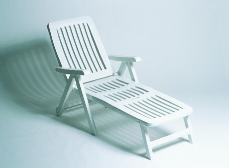 TUMBONA JARDIN GARDEN LIFE PLEGABLE RESINA BLANCO 6043