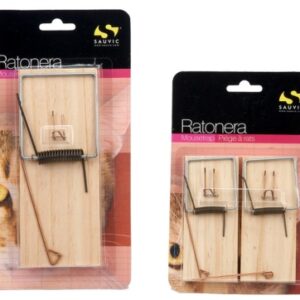 RATONERA TABLA MADERA PEQUEÑA,N.1 BLISTER 2U