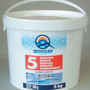 CLORO PISCINA QUIMICAMP 5 ACCIONES TABLETA 200GR 201805 5 KG