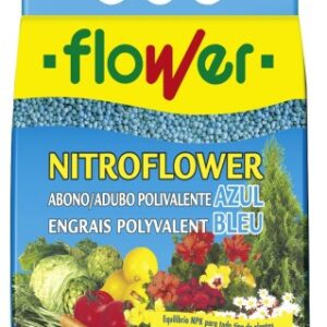 ABONO PLANTAS FLOWER SOLIDO POLIVALENTE NITROFLOWER AZUL 1-10529 2,5 KG