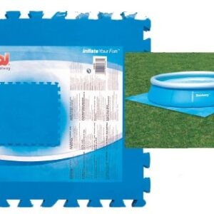 SUELO PISCINA BESTWAY ENCAJABLE EVA AZUL 50X50CM 58220 9 PZ