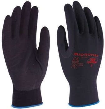 GUANTE NILON RECUBIERTO NITRILO MICROPOROSO MICROFLEX TALLA