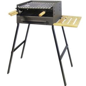 BARBACOA CARBON IMEX EL ZORRO PARRILLA INOX HIERRO 93X44X37CM 71430