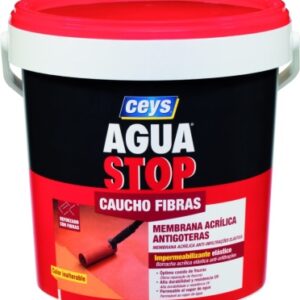 MEMBRANA ANTIHUMEDAD AGUASTOP FIBRAS 5 KG ROJO CEYS