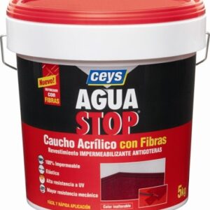 MEMBRANA ANTIHUMEDAD AGUASTOP FIBRAS 5 KG GRIS CEYS