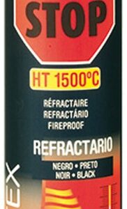 MASILLA REFRACTARIA SINTEX FIRE STOP 300 ML NEGRO QUI