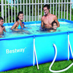 PISCINA DESMONTABLE RECTANGULAR 3.300 L DEPURADORA TIPO I 300X201X66 CM