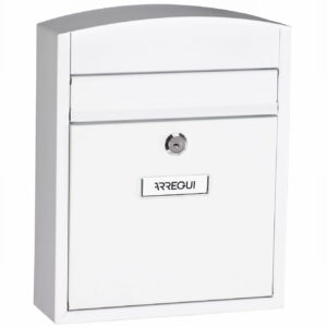 BUZON EXTERIOR ARREGUI BLANCO E5731 ACERO COMPACT