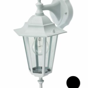 APLIQUE ILUMINACION SIMON BRICO EXTERIOR DESCENDENTE ORLANDO METAL BLANCO E27 60