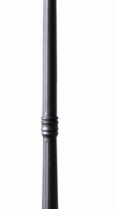 FAROL JARDIN SIMON BRICO 1 FOCO ORLANDO ALUMINIO NEGRO 1,7MT-E27 1X60W ILLUX1118