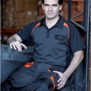 POLO TOP RANGE COOLWAY GRIS / NARANJA TALLA XXL JUBA