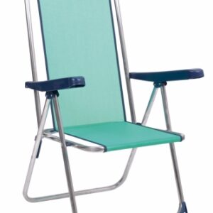 HAMACA PLAYA ALCO ALUMINIO/FIBRELINE AZUL VERDOSO 367ALF-0030