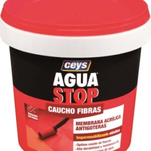 MEMBRANA ANTIHUMEDAD AGUASTOP FIBRAS 1 KG ROJO CEYS