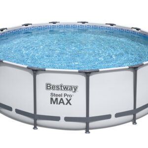 PISCINA DESMONTABLE REDONDA STEEL PRO MAX 16.015 L DEPURADORA CARTUCHO TIPO II Ï