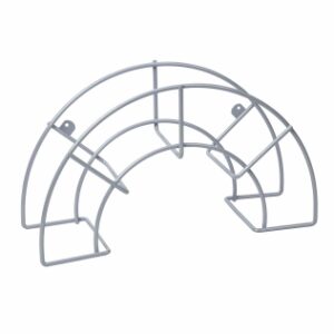 COLGADOR PORTAMANGUERA SAUVIC PARED ACERO PLASTIFICADO GRIS 50MT 3310