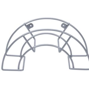 COLGADOR PORTAMANGUERA SAUVIC PARED ACERO PLASTIFICADO GRIS 25MT 3305