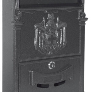 BUZON EXTERIOR NATUUR 25X8X40,8CM GRIS NT97368 ALUMINIO IMPERIO