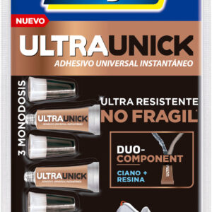 ADHESIVO INSTANTANEO ULTRAUNICK GEL 10 SEG. 3 X 1 GR