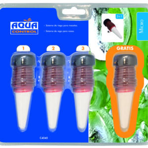 CONO RIEGO MACETAS PACK 3+1 AQUACONTROL C4045